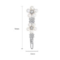 Luxury Freshwater Pearls Flower CZ Bridal Hair Clips Hair Accessories